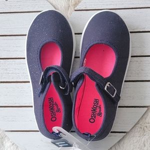 Carters Girls Denim Mary Jane's SZ 11